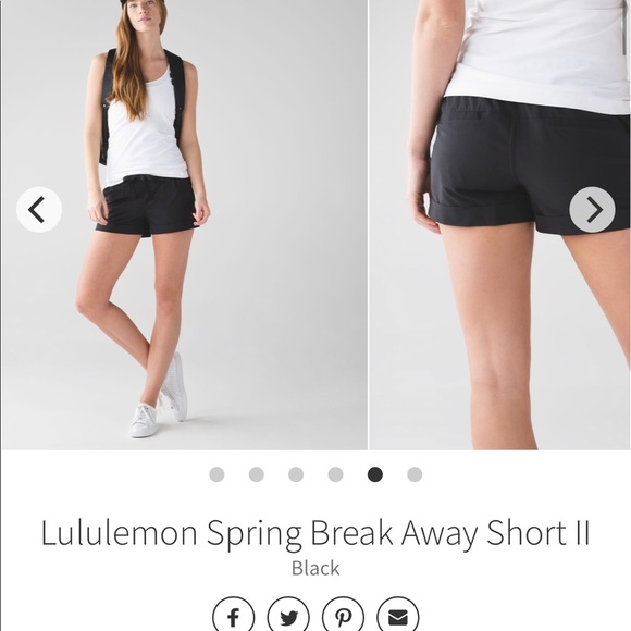 Lululemon Spring Break Away Short II - Picture 3 of 6